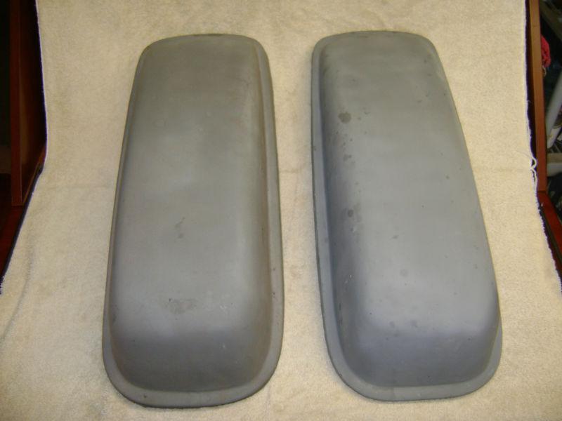 Harley shovelhead raw fiberglass saddle bag lids panhead electrglide duoglide nr