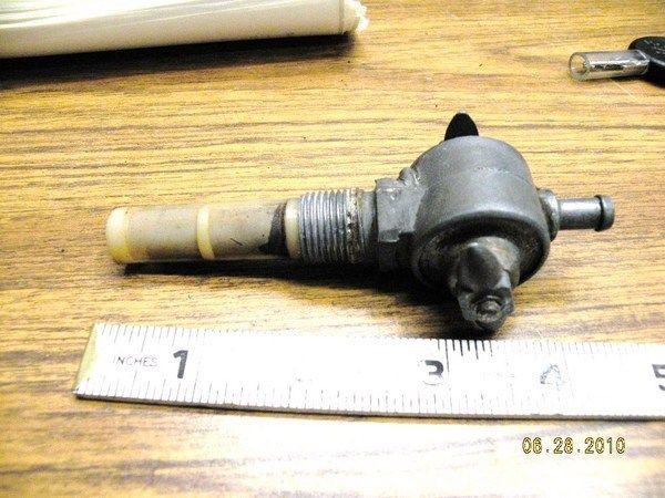 Petcock gas valve harley k model sportster fx flh early 62125-55 pre 75 wing typ