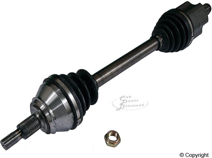 Opparts cv front axle shaft