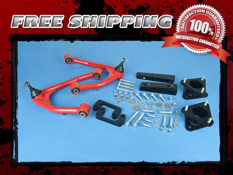 Black coil block control arm lift kit front 3.5" differential drop 4x4 4wd