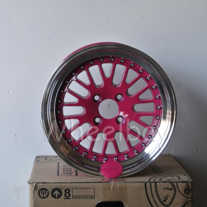  rota new wheels  flush 15x8 4x100 20 rpink e30  miata  integra civic xa xb