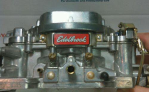 Edelbrock carburetor 750 cfm 1407 like new with electric choke tons of extras to