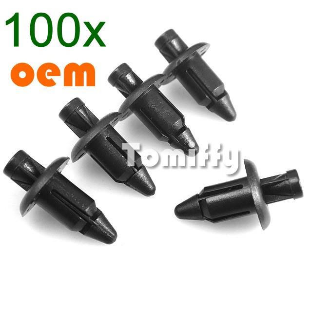 100x suzuki gsxr 1300 1000 750 600 bandit atv oem fender clips retainer 6mm