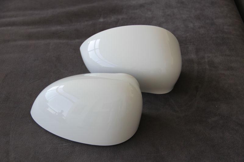 Fiat 500 500c side mirror covers * right & left * blanco white * 
