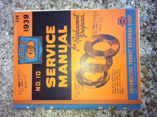 1939 mccord gasket service manual no. 10 catalog book ford dodge truck tractor +