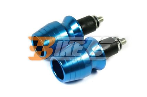 Blue 7/8" 22mm bar end plug for daytona rocket scrambler speed street triple r