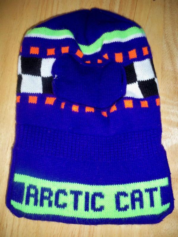 Arctic cat snowmobile toddler face mask - slghtly used condition