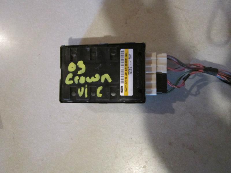 2003 crown victoria grand marquis steering module 3w7f-3f712-ae