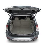 Subaru forester 2009-2013 platinum light grey rear cargo tray mat