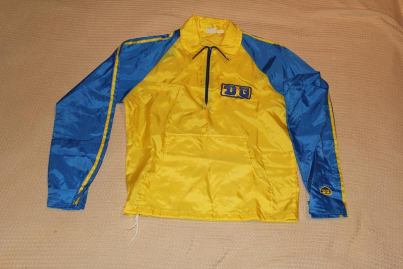 Vintage dg performance pull over windbreaker dg racing