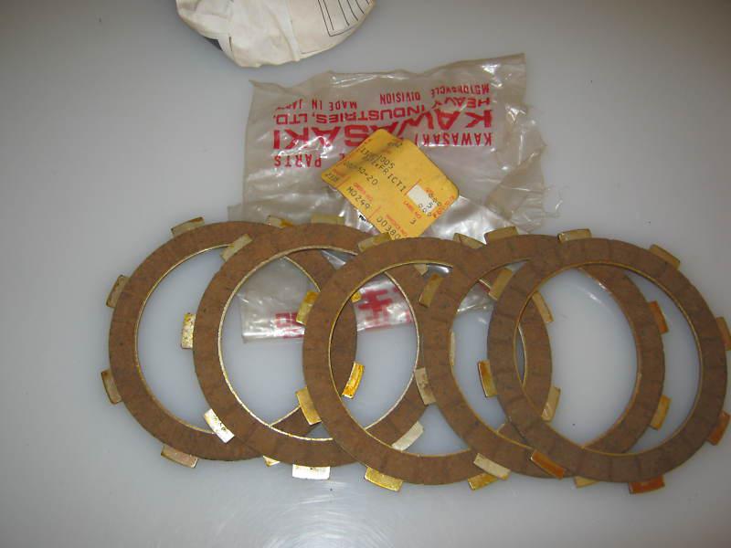 Kawasaki kdx80 1980, kx80 1979-80 oem clutch friction plates set of 5 13088-1005