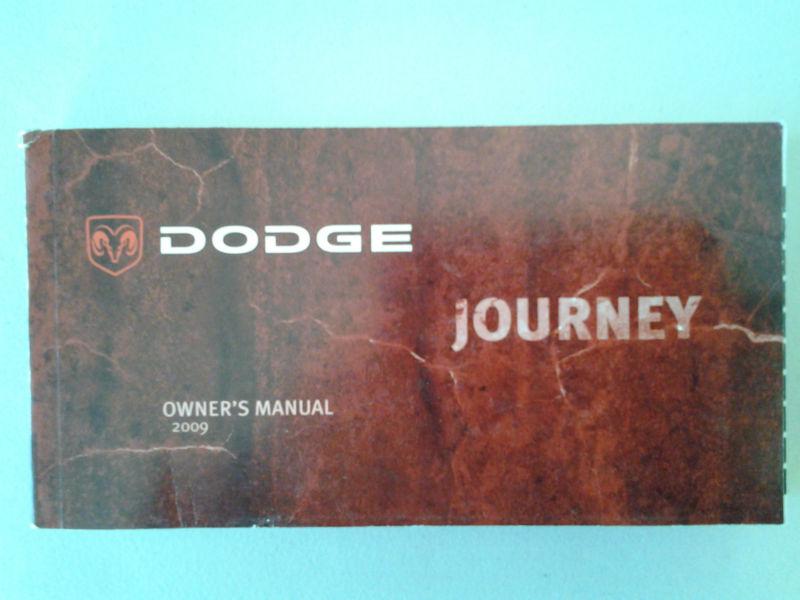 2009 dodge journey owner's manual