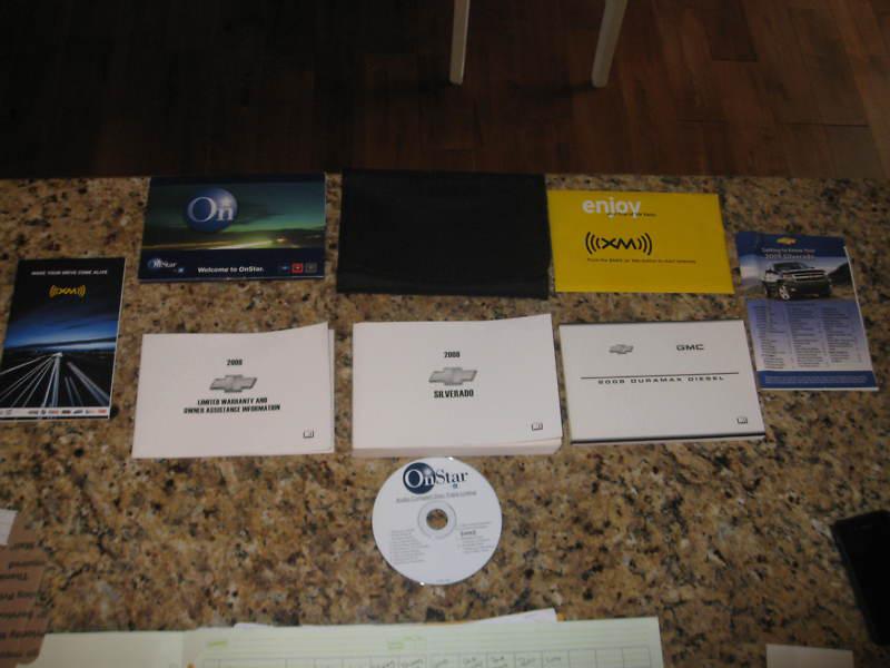 2008 chevrolet silverado diesel 2500 3500 hd factory owners manual