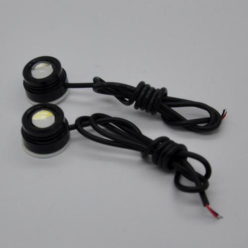 2pcs daytime running indicator light lamp 3w  6000k white led smd drl lexusdodge