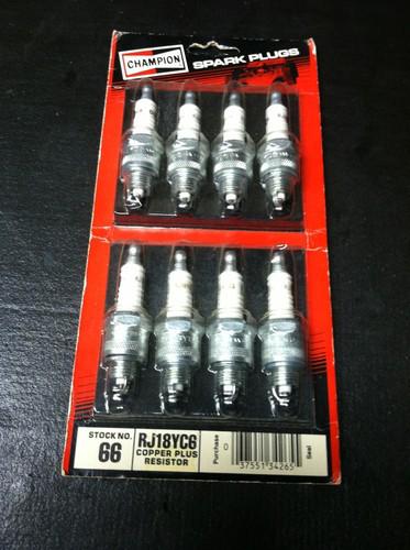 Champion spark plugs stock 66 rj18yc6 copper plus resistor