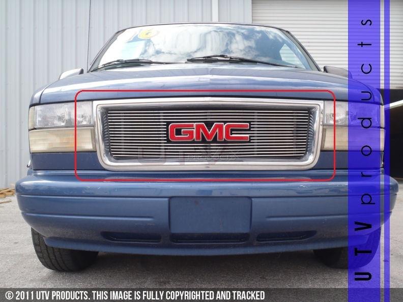 1995 - 2005 gmc safari van 1pc chrome upper billet grille kit 95 96 97 98 99 00 