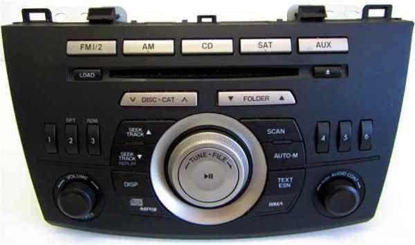 11 12 13 mazda 3 radio cd player mp3 oem lkq