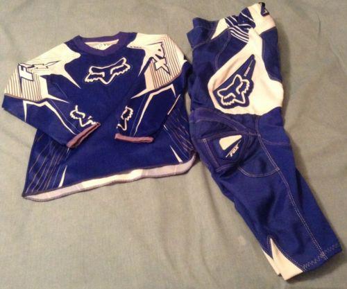 Fox 180 motorcross , dirtbike, sport racing set pants (24)& shirts (ys) nice