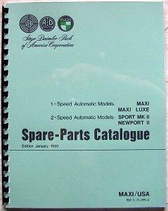 Puch maxi maxi luxe sport mkii newport ii parts manual