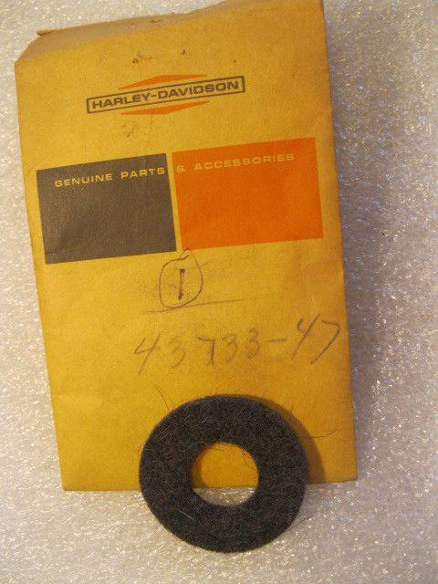 Harley davidson 125 165 nos vintage wheel felt