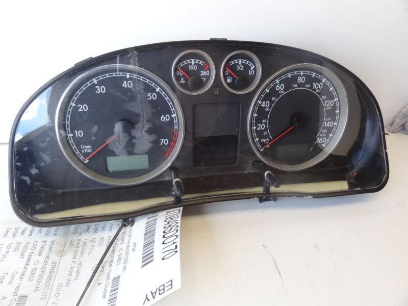 02 03 passat speedometer 160 mph 111,043 miles