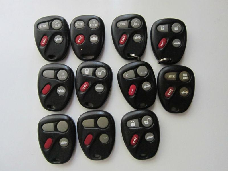 Keyless remotes lot of 11