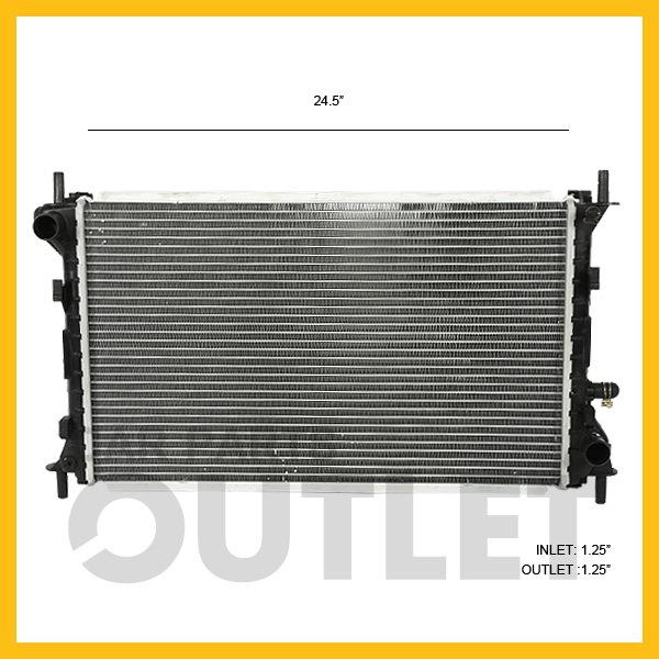 2000-2004 ford focus cooling radiator 2.0l 4cylinder auto trans for external toc