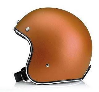 Biltwell 3/4 helmet chopper style flat copper