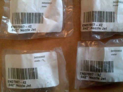 Four new enderle .042 nozzle jets end7007-42 gasser