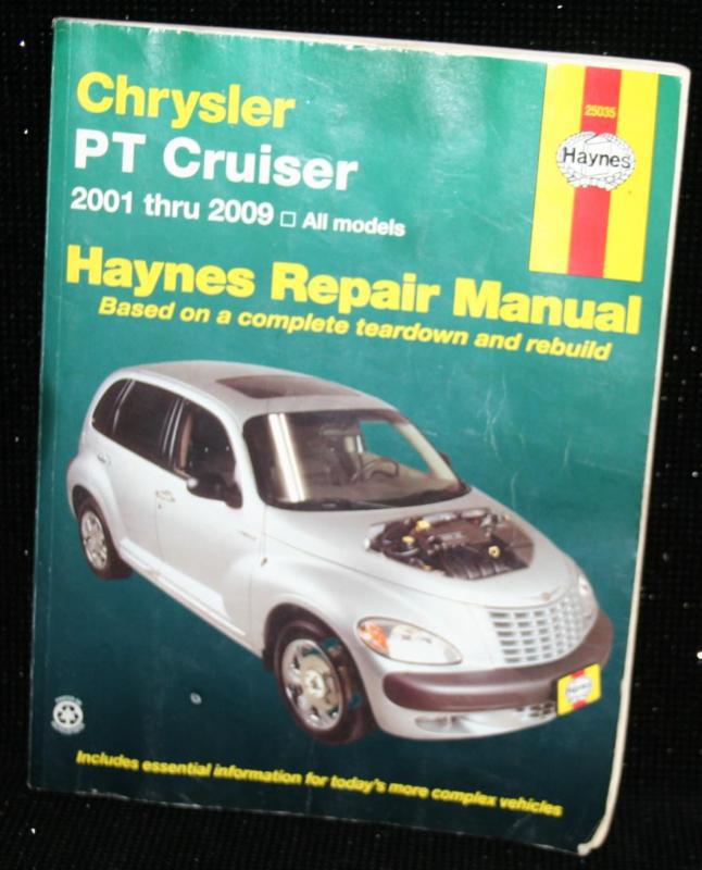 2001-2009 chrysler pt cruiser--( all models ) haynes repair manual  