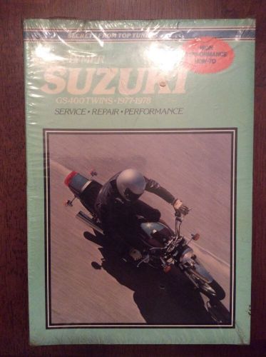 1977-1978 clymer suzuki motorcycle gs400 twins service manual  m372  (211)