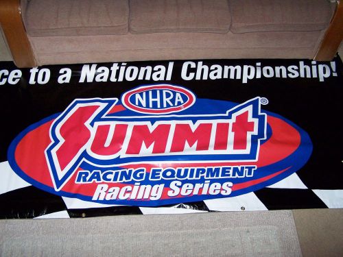 8 ft by 3 ft  - summit nhra national championship - banner    street outlaws