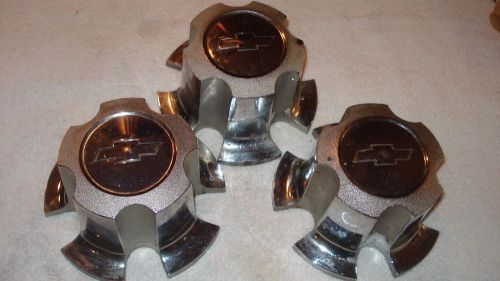 1970s chevrolet metal chrome-plated wheel center caps--buy 1, 2 or 3