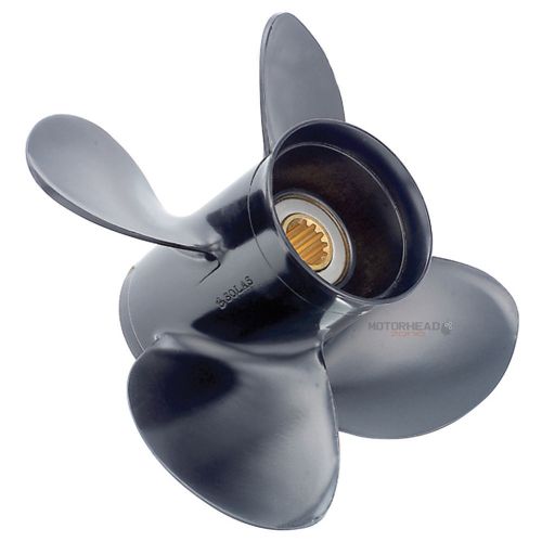 Solas 3413-128-17 prop yamaha 12.75&#039;&#039; 17&#039;&#039; pitch 4 blade right tohatsu parsun