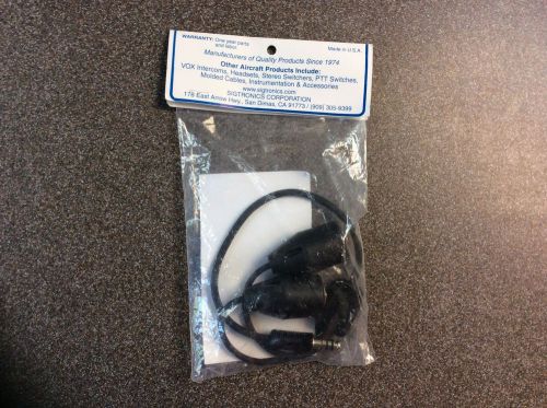 Aviation headset adapter (helicopter)