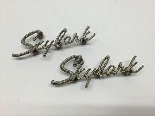 Vintage buick skylark emblems