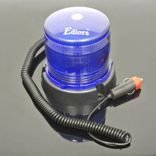 Dc 12v blue magnetic base safety hazard emergency led strobe light beacon