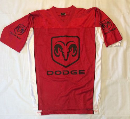 Dodge hemi truck shirt jersey men&#039;s size large mopar red white graphic rare!!!