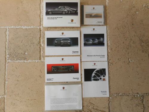 2003 porsche cayenne multimedia dvd manual &amp; case