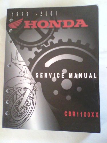 Honda cbr100xx service manual 1999-2001