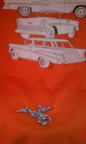 1955 1956 1957 chevy glove box screw set belair sedan hardtop wagon nomad conv