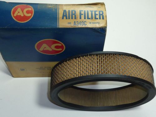 Nos gm air filter  ac delco a349c cutlass pontiac firebird lemans 1967 400 326