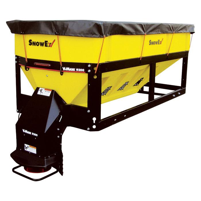 Snowex v-box insert spreader- 3.0 cu. yard capacity, model#sp-9300.snx