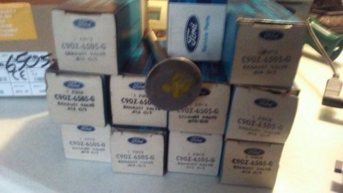 Nos ford c90z-6505-g exhaust valves 68 69 70 fairlane 427 engine .015 os