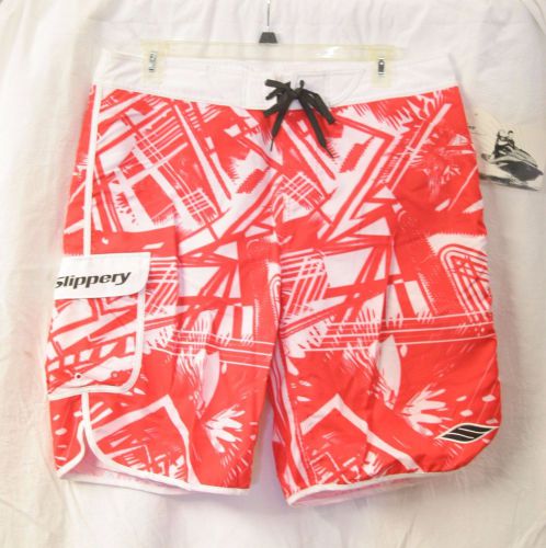 Slippery red splice neo boardshorts size 42