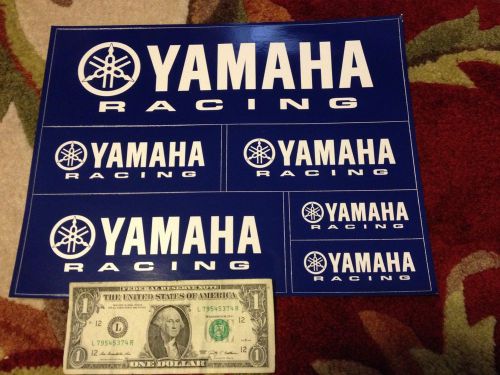 Yamaha factory racing stickers