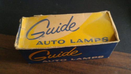 Vintage 1940s 1950s guide auto lamps (10) 6 volts no. 1158 part no 142449 21/3cp