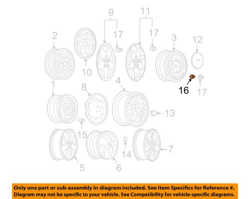 Saturn gm oem 05-07 relay wheels-wheel nut 9598708