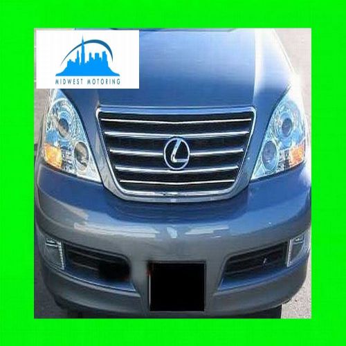 2003-2009 lexus gx470 gx 470 chrome trim for grill grille w/5yr warranty