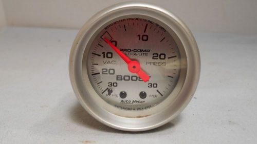 Pro - comp auto meter boost gauge